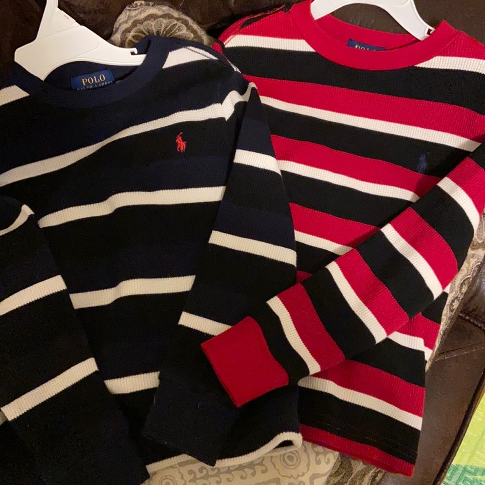 2 Ralph Lauren long sleeve shirts/sweaters